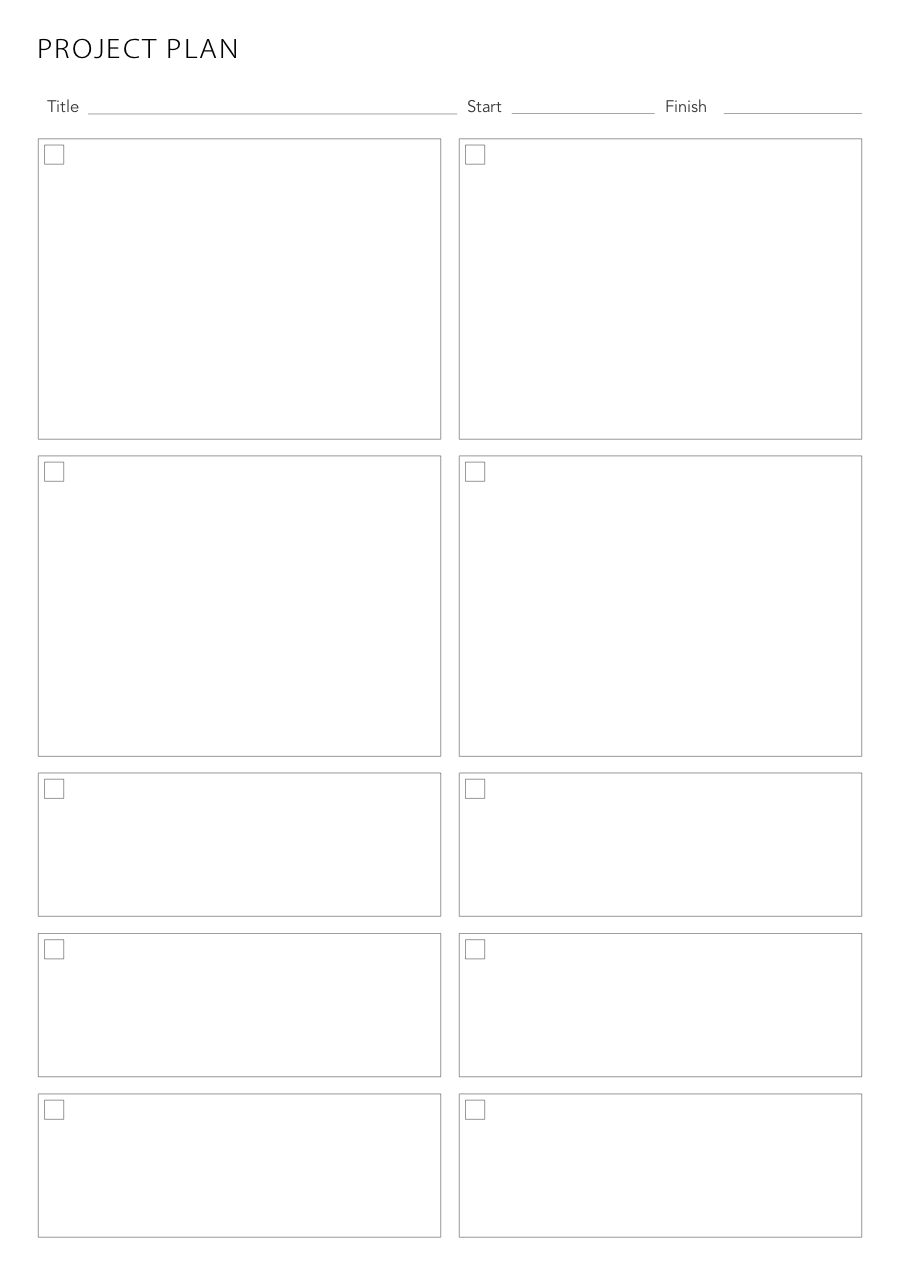 Printable - Project Planning Pages